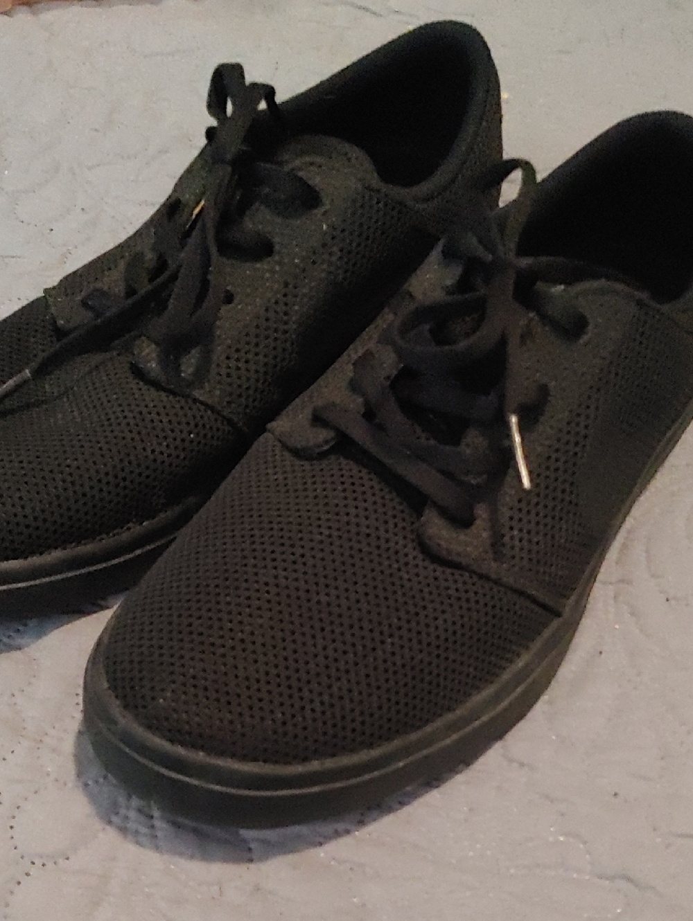 Nike Portmore Ultra Light Black Mesh Lace-Up Sneakers Sz 8.5